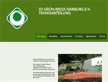 Tablet Screenshot of gwh-tennis.de